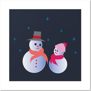 Snowman Posters and Art